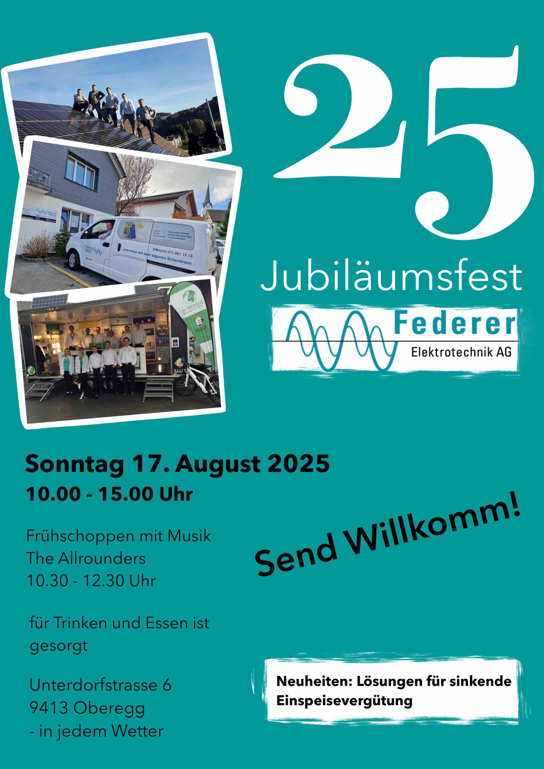Flyer Jubiläum 2025
